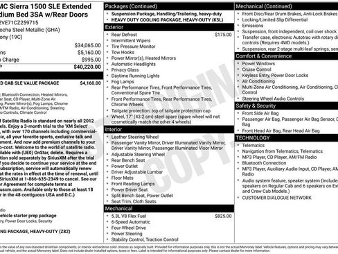 Used 2012 GMC Sierra 1500 SLE AWD/4WD image 11