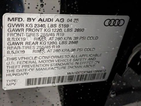 New 2025 Audi Q3 2.0T Premium image 19