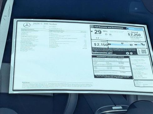 New 2026 Mercedes-Benz C 300 Sedan image 16