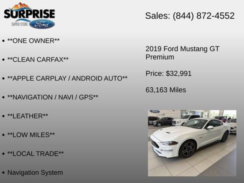 Used 2019 Ford Mustang GT Premium RWD image 6