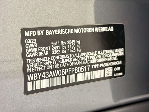 Used 2023 BMW i4 eDrive35 w/ Premium Package RWD image 17