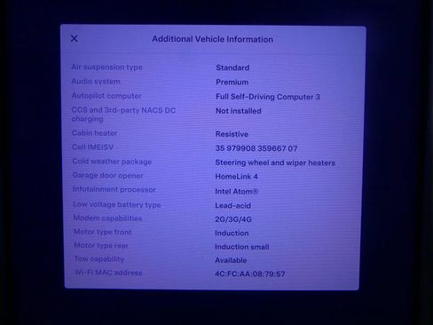 Used 2017 Tesla Model X 100D AWD/4WD image 12