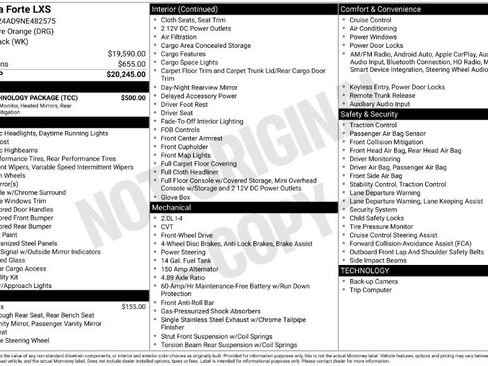 Used 2022 Kia Forte LXS w/ LXS Technology Package image 2