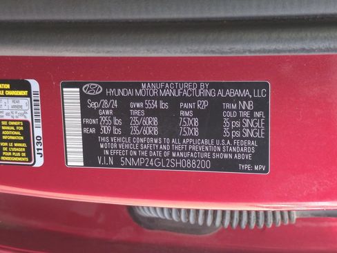 Certified 2025 Hyundai Santa Fe SEL FWD image 24