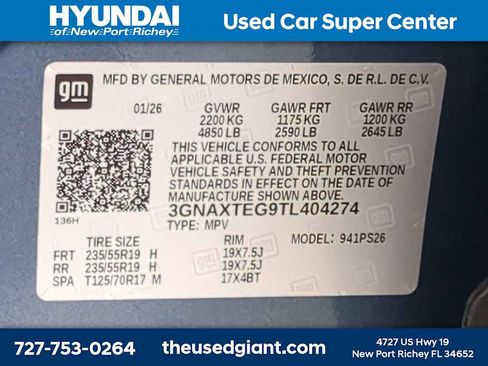 Used 2026 Chevrolet Equinox RS w/ Convenience Package III AWD/4WD image 35