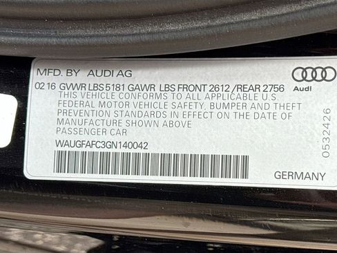 Used 2016 Audi A6 2.0T Premium Plus w/ Premium Plus Package image 36