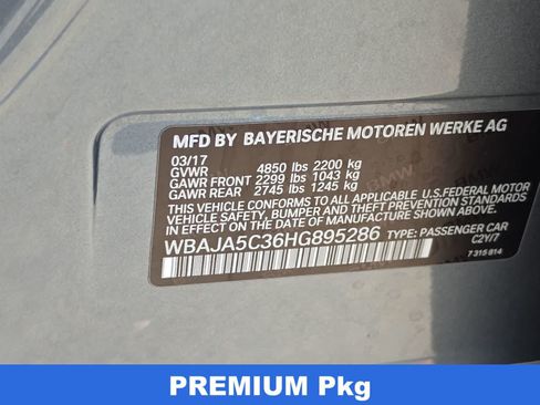 Used 2017 BMW 530i RWD image 25