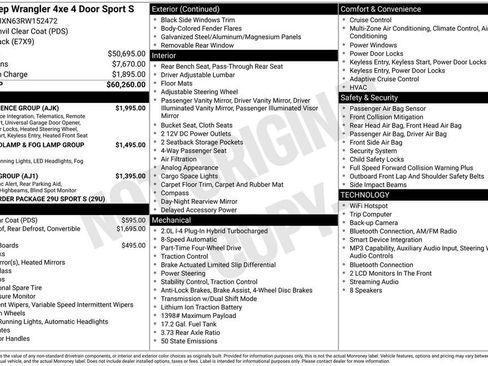Used 2024 Jeep Wrangler Unlimited w/ Convenience Group AWD/4WD image 15