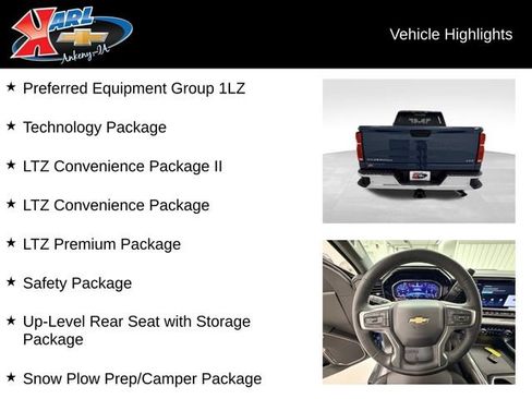 Certified 2025 Chevrolet Silverado 2500 LTZ w/ LTZ Premium Package AWD/4WD image 2
