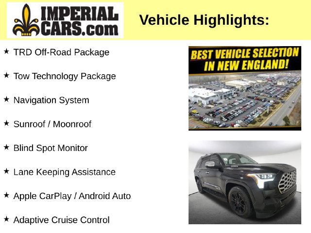 Used 2025 Toyota Sequoia 1794 Edition w/ TRD Off-Road Package AWD/4WD image 3
