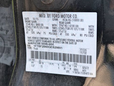 Used 2016 Ford F250 XL w/ XL Appearance Package AWD/4WD image 15