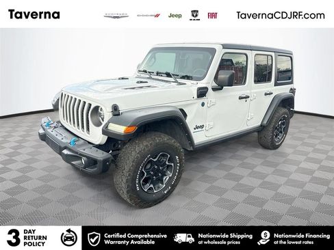Used 2023 Jeep Wrangler Unlimited Rubicon 4xe w/ Steel Bumper Group AWD/4WD image 1