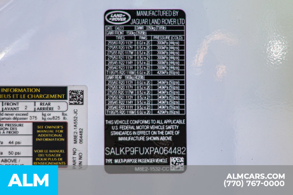 Used 2023 Land Rover Range Rover SE AWD/4WD image 70