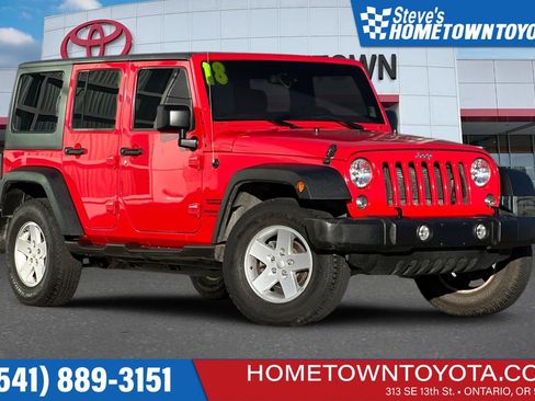 Used 2018 Jeep Wrangler Unlimited Sport S AWD/4WD image 1