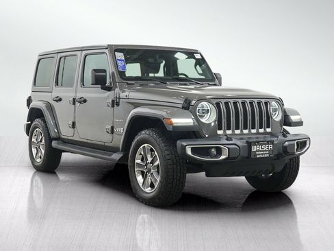 Used 2021 Jeep Wrangler Unlimited Sahara w/ Uconnect 4C Nav & Sound Group AWD/4WD image 7