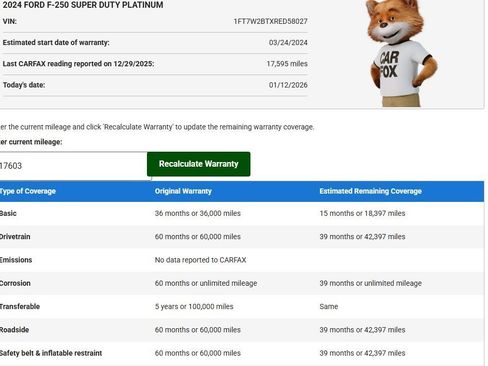 Used 2024 Ford F250 Platinum w/ FX4 Off-Road Package image 65