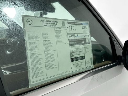 New 2026 Nissan Armada Platinum Reserve image 13