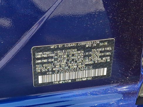 New 2026 Subaru Crosstrek 2.5i Sport AWD/4WD image 20