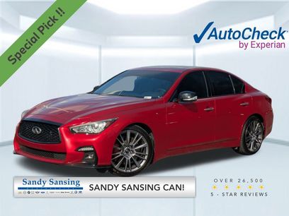 Used 2022 INFINITI Q50 Red Sport 400 w/ Cargo Package