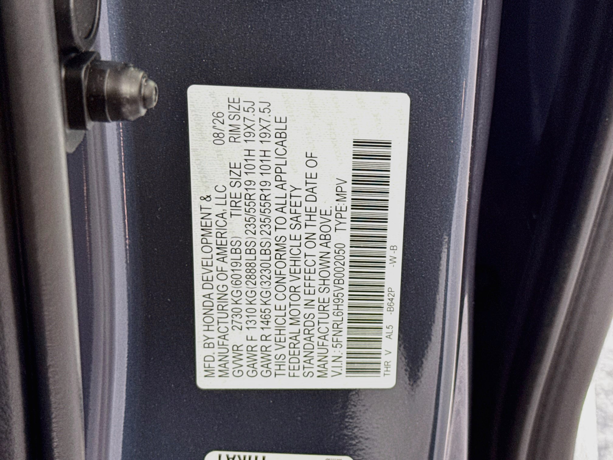 New 2027 Honda Odyssey Elite image 35
