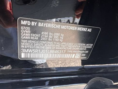 Used 2020 BMW 330i Sedan w/ Convenience Package RWD image 38