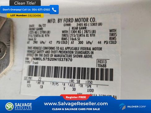Used 2022 Ford Transit Connect XL FWD image 19
