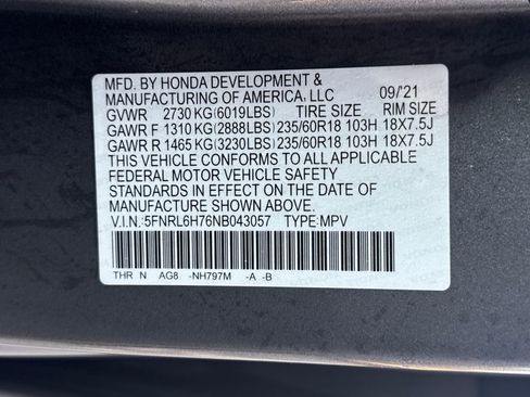 Used 2022 Honda Odyssey EX-L image 29