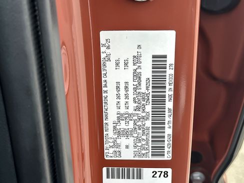 Certified 2025 Toyota Tacoma TRD Sport w/ TRD Sport Premium Package AWD/4WD image 26