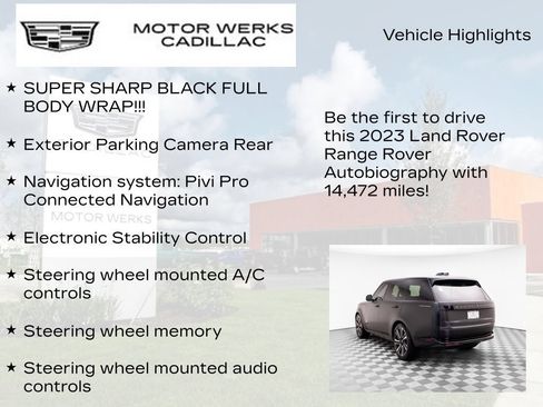 Used 2023 Land Rover Range Rover Autobiography AWD/4WD image 12