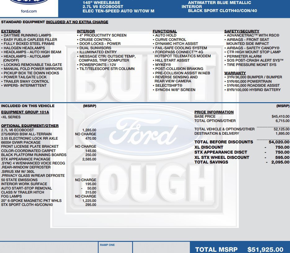 Used 2023 Ford F150 XL w/ STX Appearance Package AWD/4WD image 2