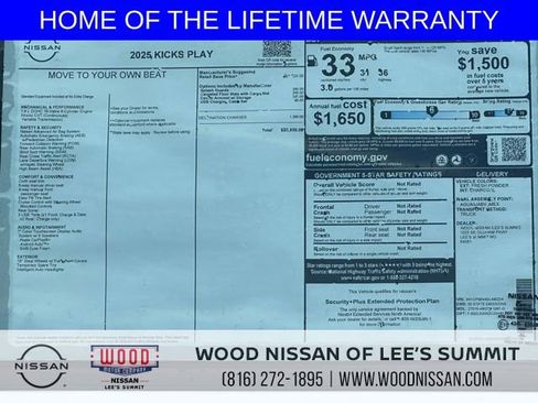 New 2025 Nissan Kicks Play S image 9