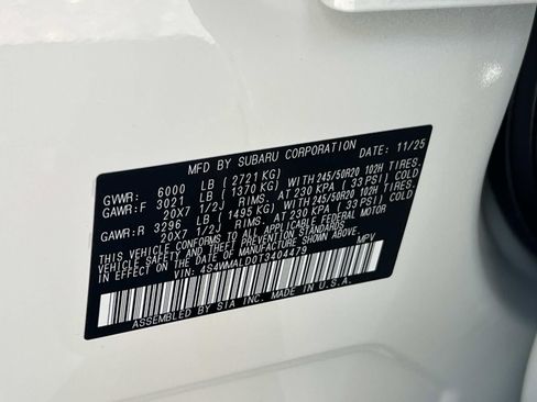 New 2026 Subaru Ascent Bronze Edition AWD/4WD image 26
