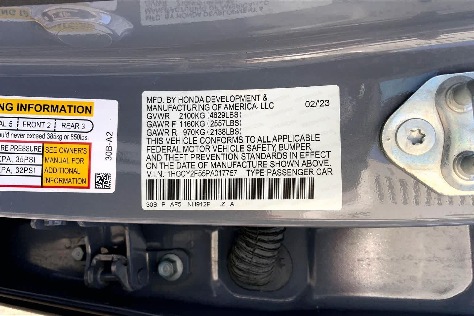 Used 2023 Honda Accord Sport image 37