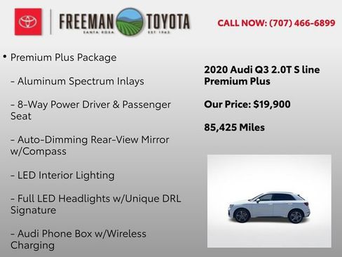 Used 2020 Audi Q3 2.0T Premium Plus w/ Premium Plus Package AWD/4WD image 9