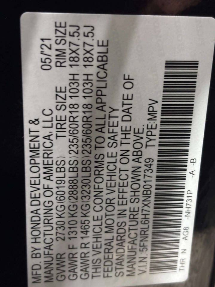 Used 2022 Honda Odyssey EX-L image 41