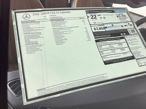 New 2026 Mercedes-Benz CLE 53 AMG 4MATIC Cabriolet image 13