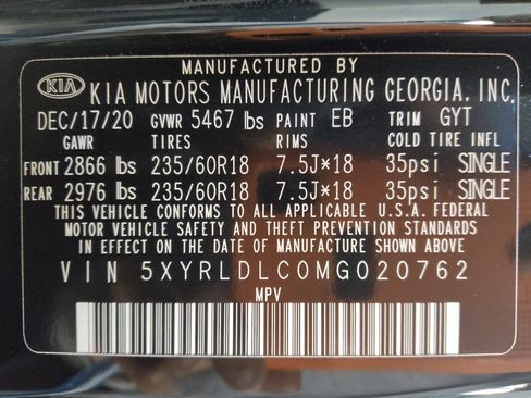 Used 2021 Kia Sorento S image 33