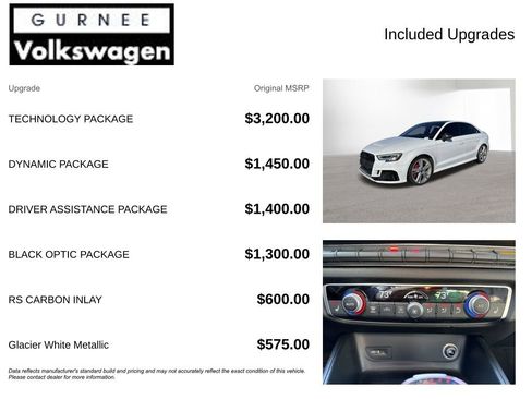 Used 2018 Audi RS 3 w/ Technology Package image 4
