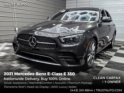 Used 2021 Mercedes-Benz E 350 4MATIC Sedan