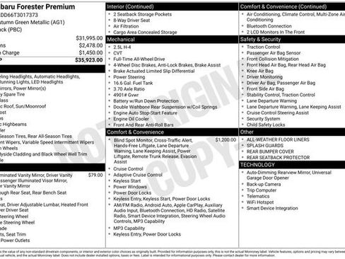 New 2026 Subaru Forester Premium AWD/4WD image 5