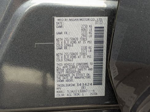 Used 2022 INFINITI QX60 Sensory w/ Cargo Package image 33