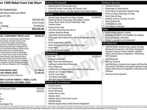 Used 2021 RAM 1500 Rebel w/ Rebel Level 2 Equipment Group AWD/4WD image 2