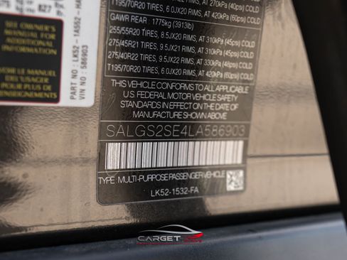 Used 2020 Land Rover Range Rover HSE AWD/4WD image 46