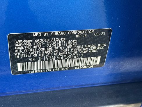 Used 2023 Subaru WRX Premium AWD/4WD image 35