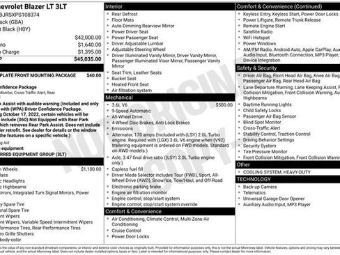 Certified 2023 Chevrolet Blazer LT AWD/4WD image 2
