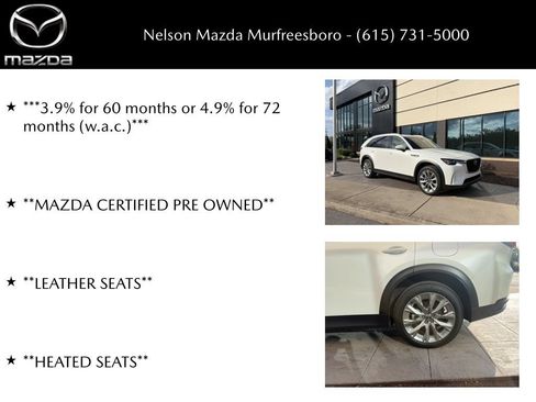 Certified 2026 MAZDA CX-90 3.3 Turbo w/ Preferred Package AWD/4WD image 39