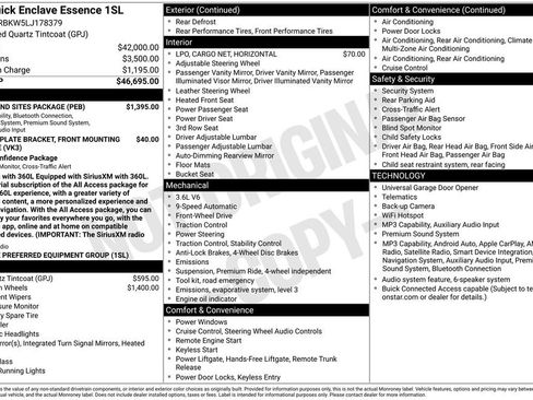 Used 2020 Buick Enclave Essence w/ Sound and Sites Package FWD image 15