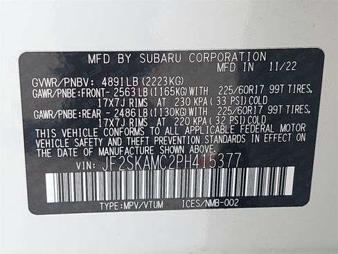 Certified 2023 Subaru Forester Wilderness image 38