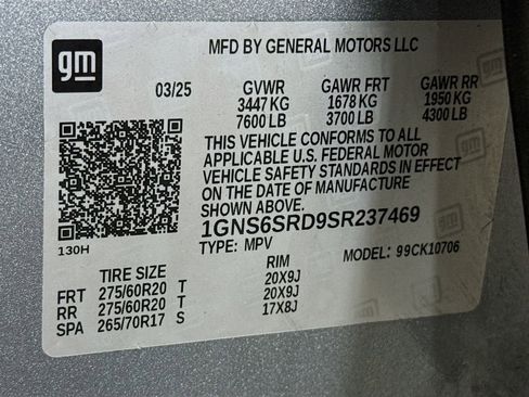 Used 2025 Chevrolet Tahoe Premier AWD/4WD image 33