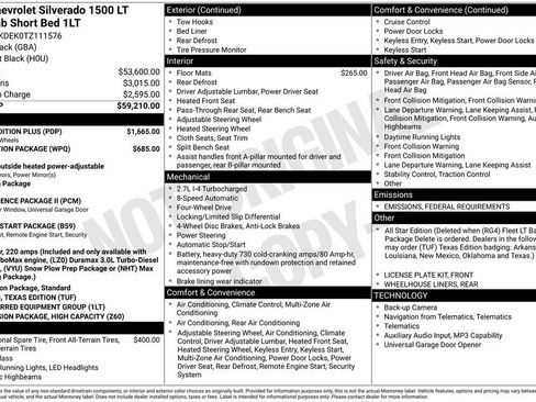 New 2026 Chevrolet Silverado 1500 LT w/ Texas Edition Plus image 42